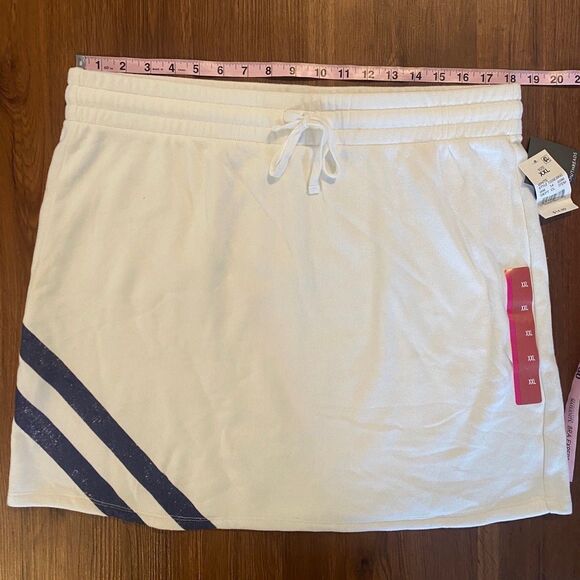Grayson threads Tennis skirt white mini graffic sweatshirt material Size XXL - Picture 4 of 11